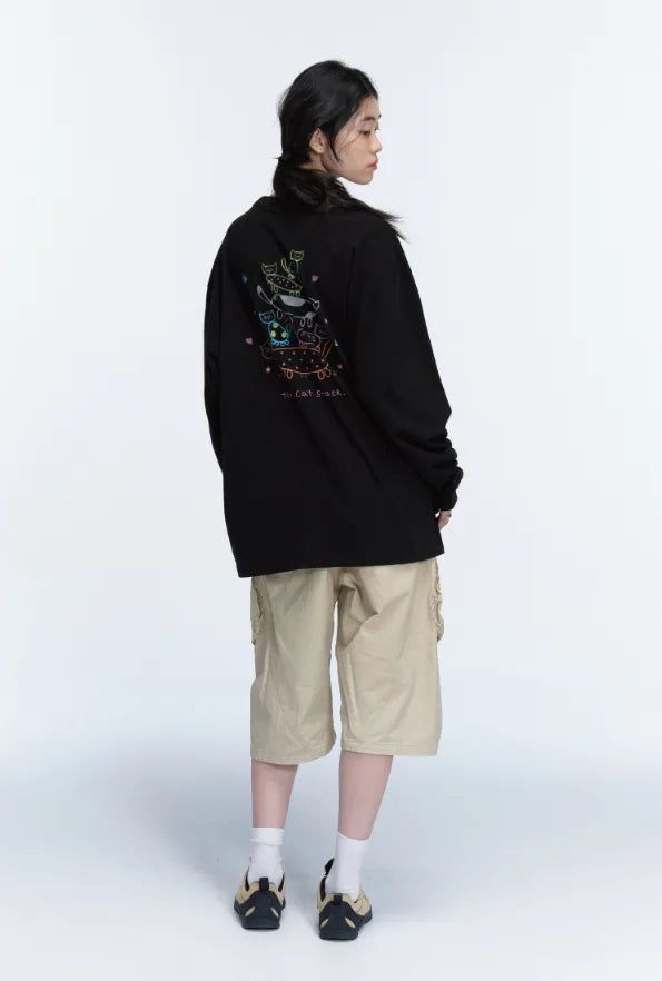 26FW★ Cat Stack Long Sleeve