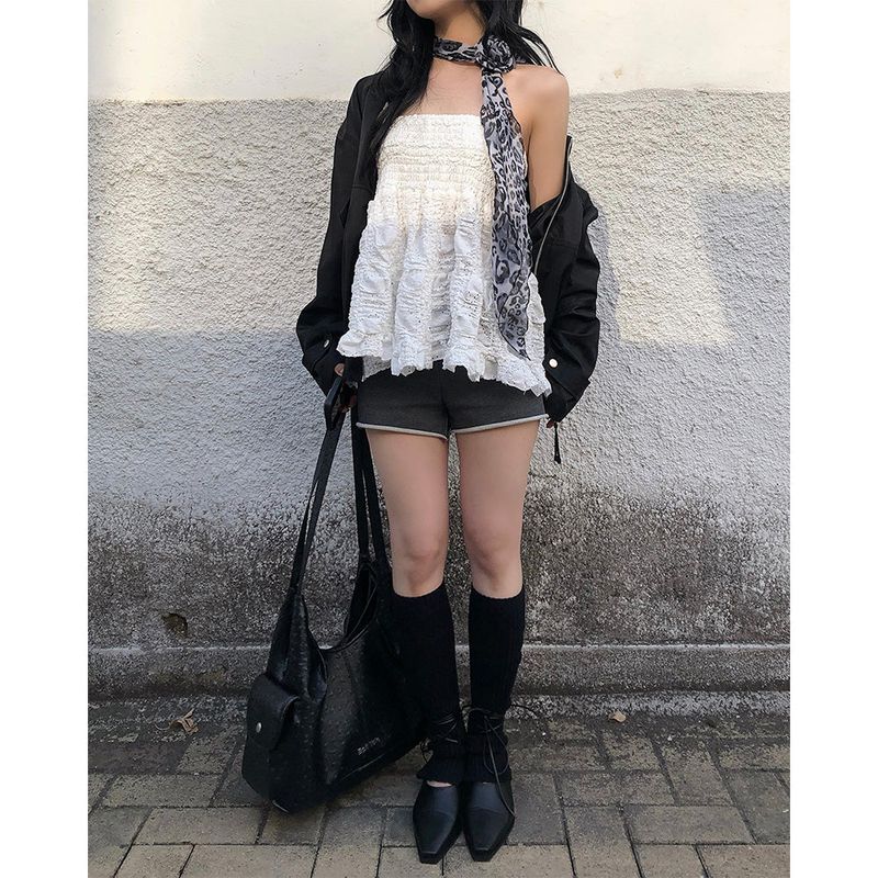 Noir Fold Shorts