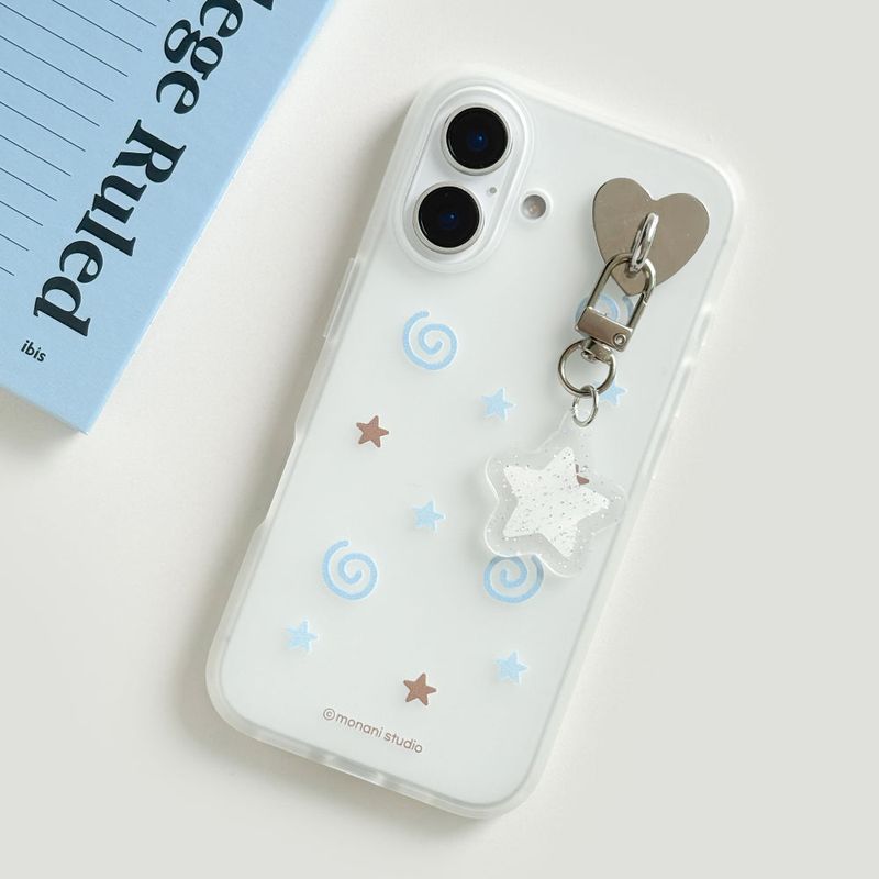 Monani Studio（モナニースタジオ）の「[Jelly] Choco ring Phone case(Blue) (only case)（Smartphone Accessories）」