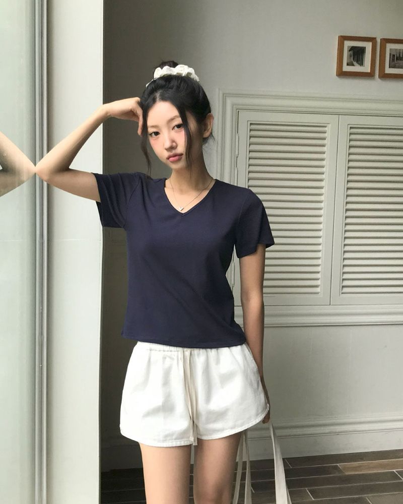 [MADE/S,M] Basic rayon 2typ short-sleeved T-shirt