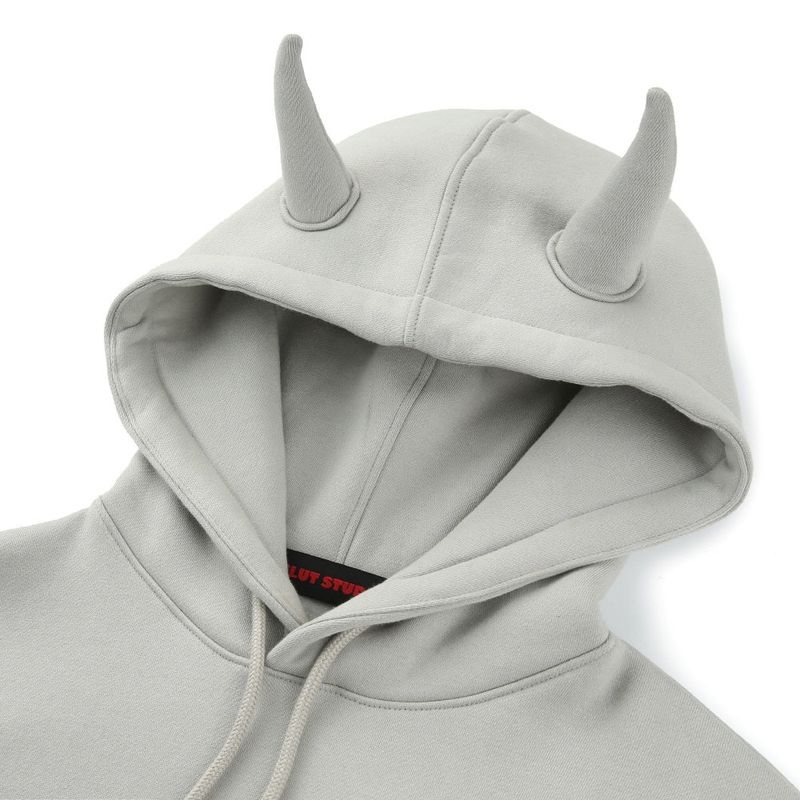 0 5 devil hoodie - GREY