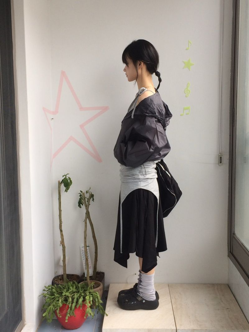 flared ribbon skirt