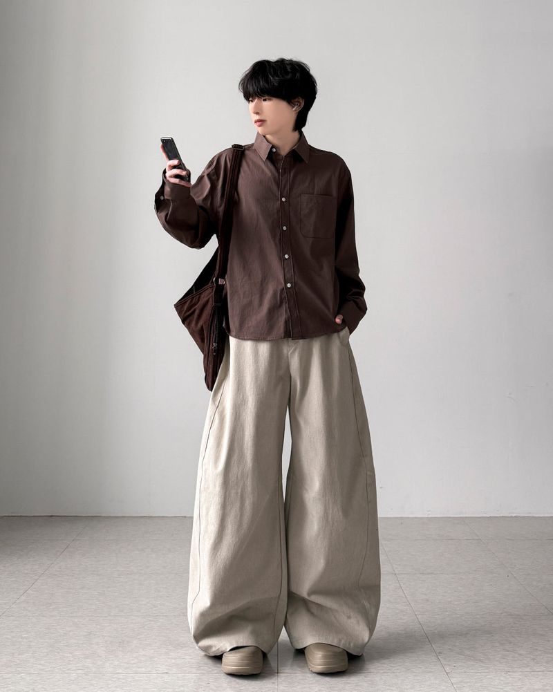 Even Pocket Crop Shirt