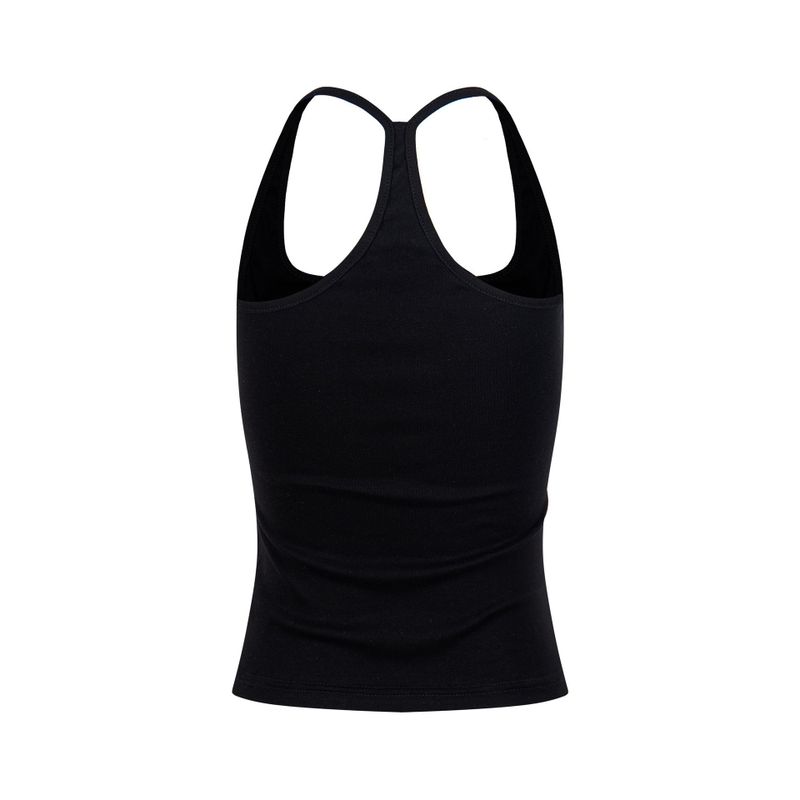 Sena Grunge Stud Print Slim Tank Top
