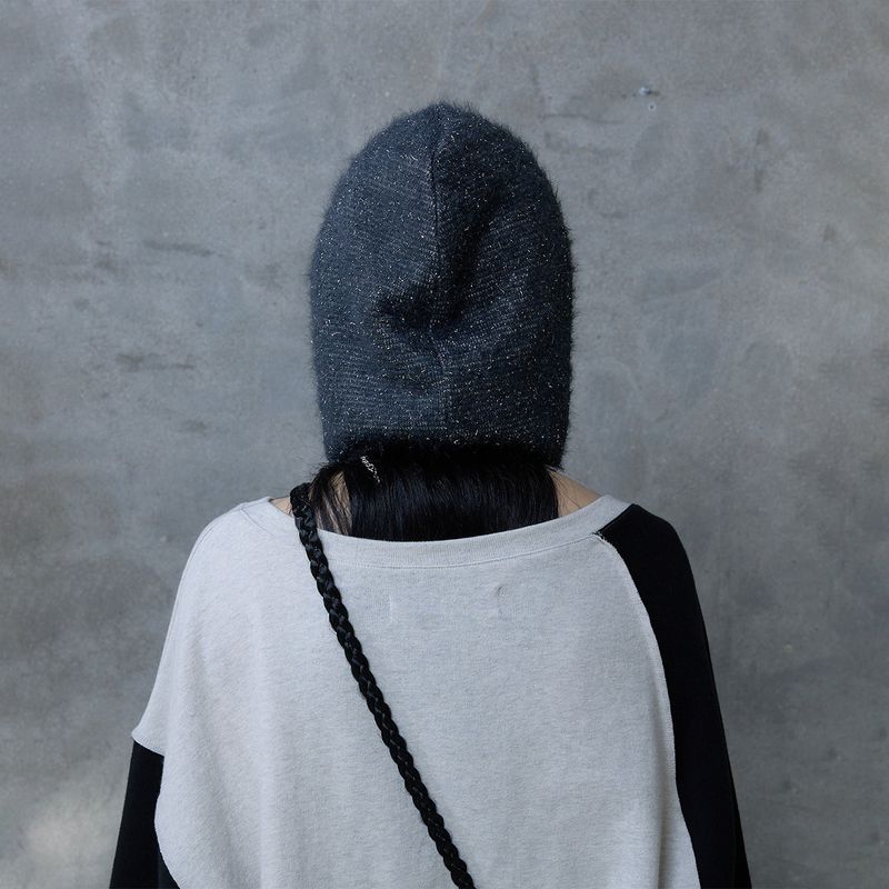 MISTY GLITTER HOODED SCARF