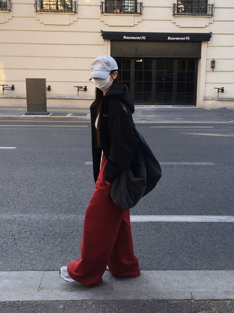 [Bellide made] Newer, two-way wide training pants