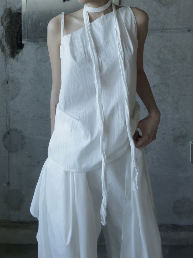 Asib Unbalance Sleeveless Blouse