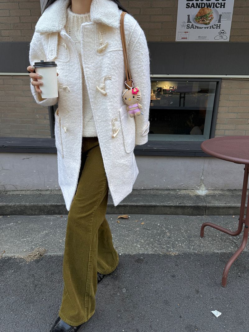 [MADE] ROIT WOOL ALPACA HANDMADE SHEARLING KARA COAT