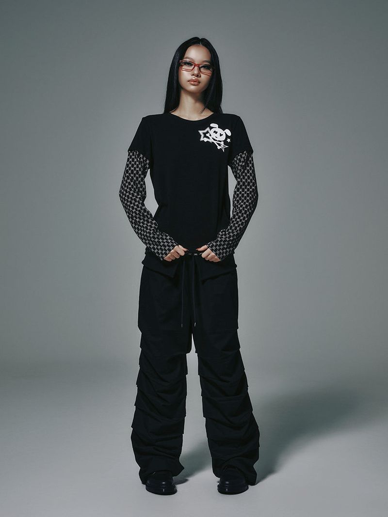 SKULL L/S BLACK