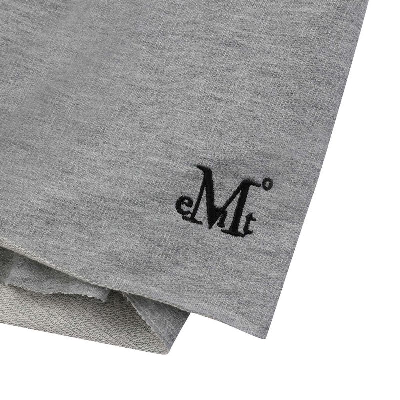 DAMAGE SWEAT PANT SKIRT (Black, Gray)