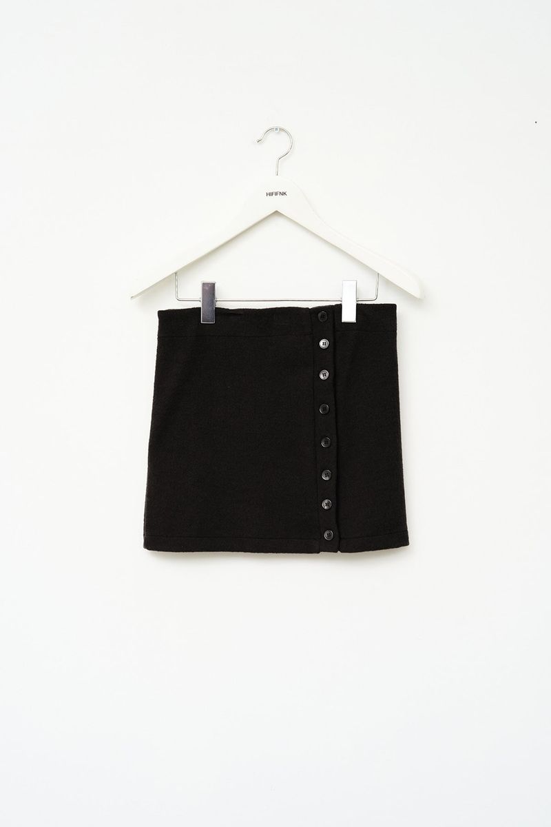 (W) Jent Button Skirt