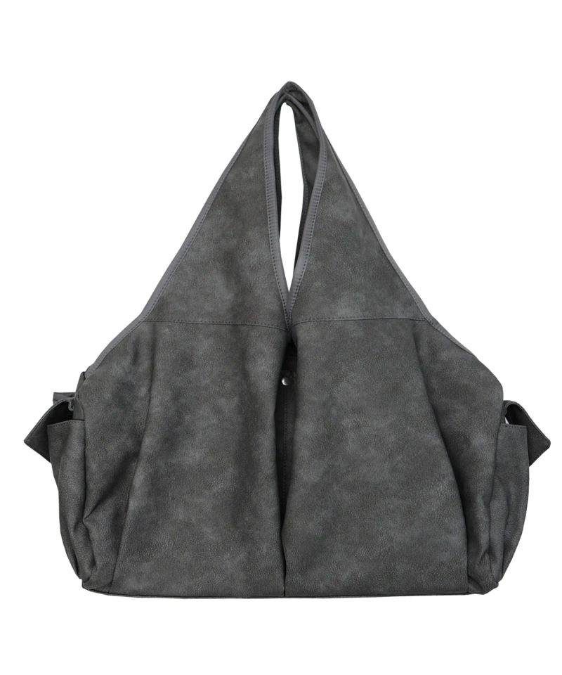 Bow Shoulder Bag (Nubuck Grey)