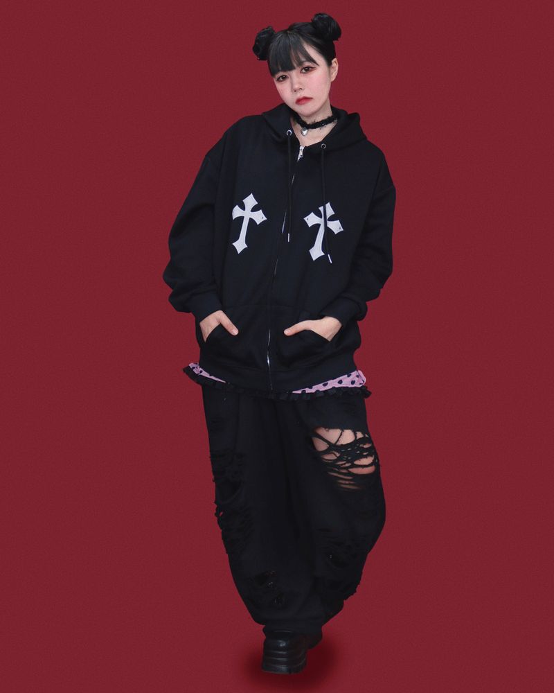 disco damage string pants (3color)