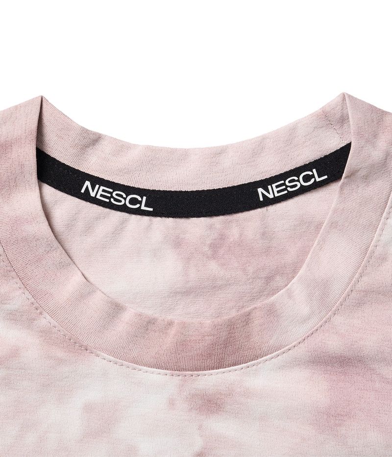 (W) Sorona Marble Dot Symbol Crop T-Shirt (Pink)
