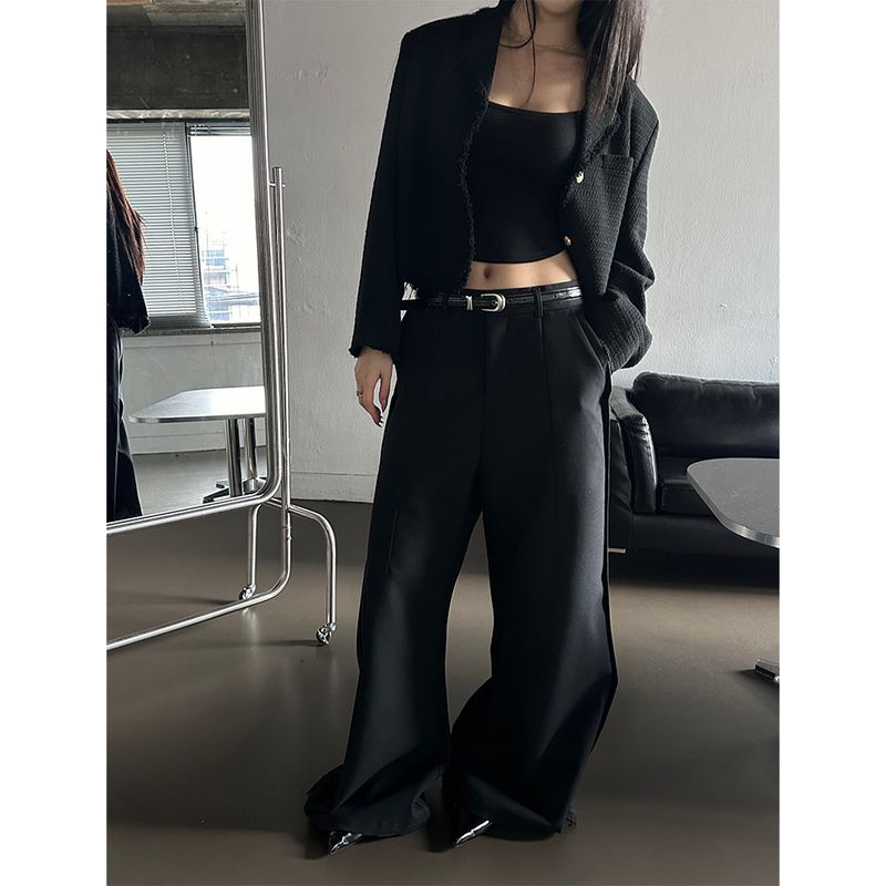  [Unisex] Wide over flare slacks(2color)