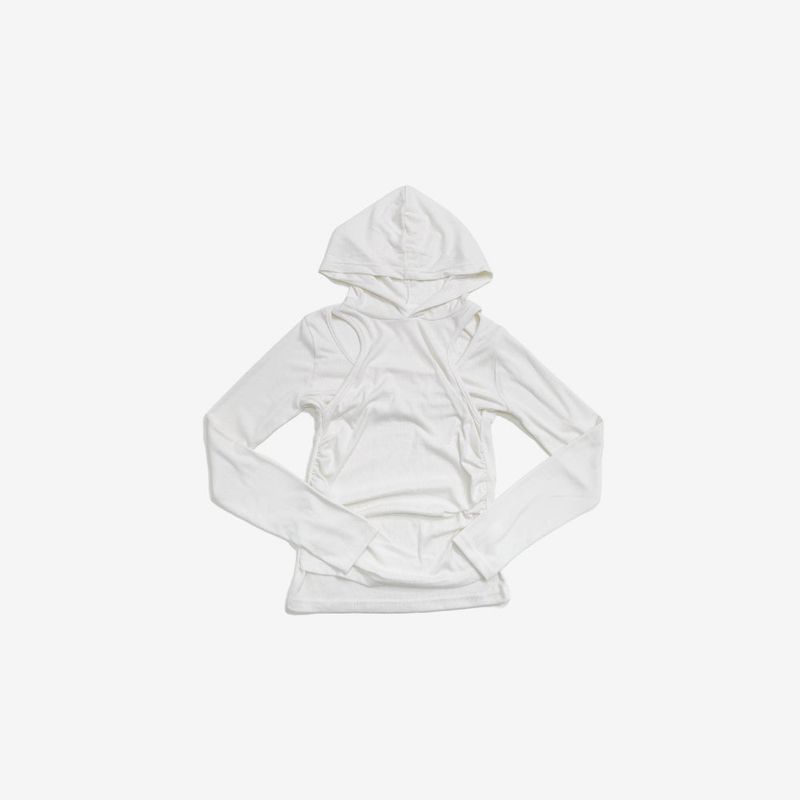 Mato Slit Hooded T-Shirt