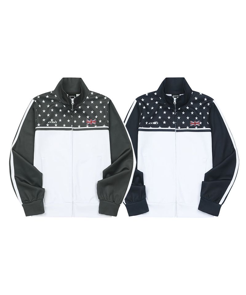 Union Jack Star Track Jersey - NAVY