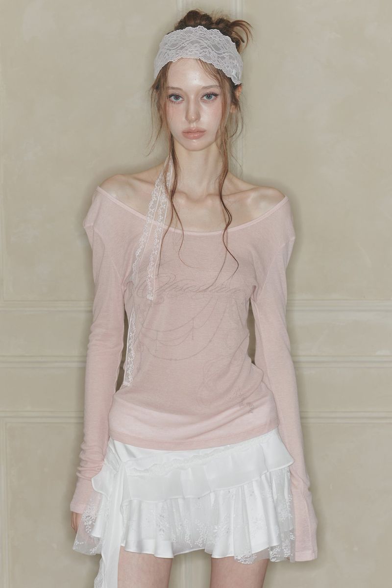 DUSK GRAPHIC TEE pink