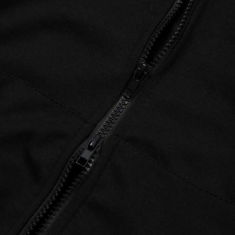 MUCENT DENVER 2-WAY CROP HOOD ZIP-UP WOMEN (Black, Gray)