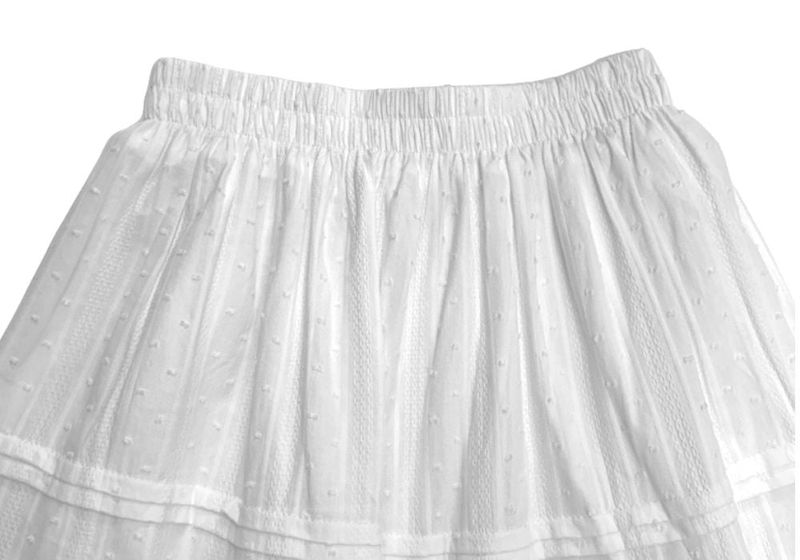 Leaf long skirt