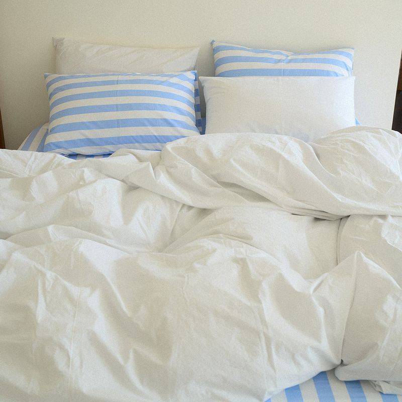 Light blue penne pillow cover 50*70
