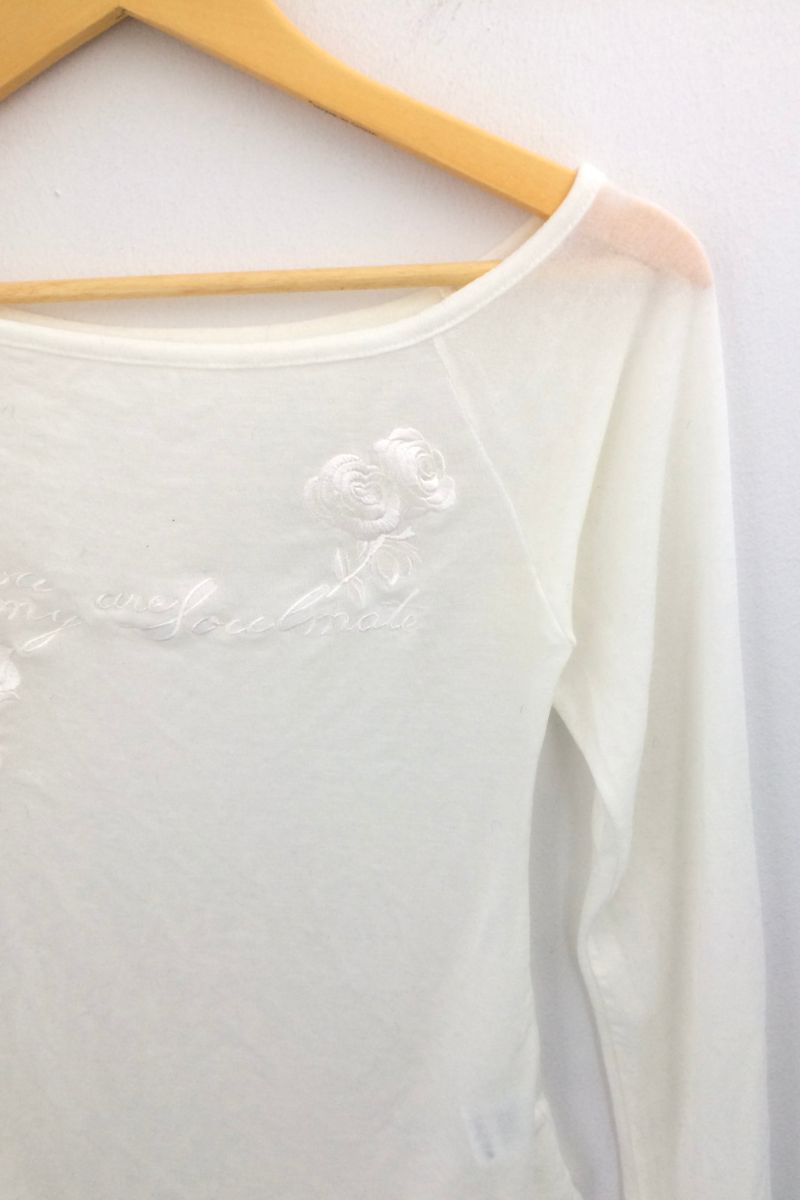 The Flower Lettering Slim Top