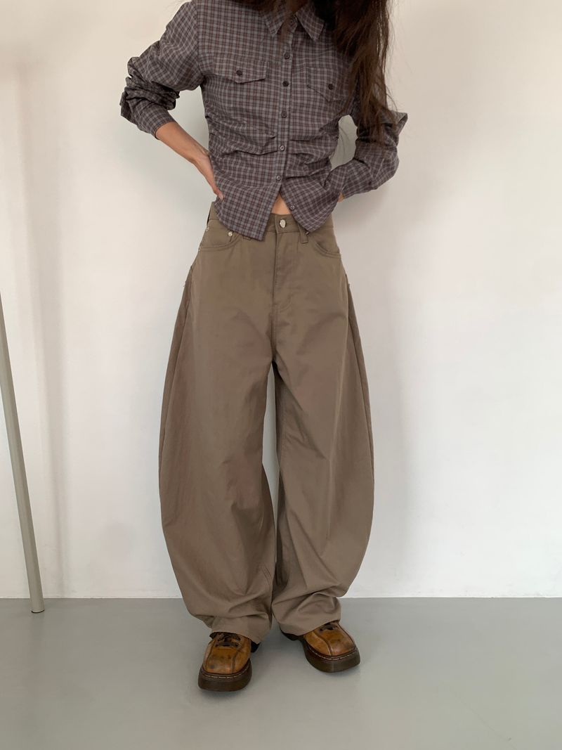EMBO BACK BIJO CURVED PANTS (3C)