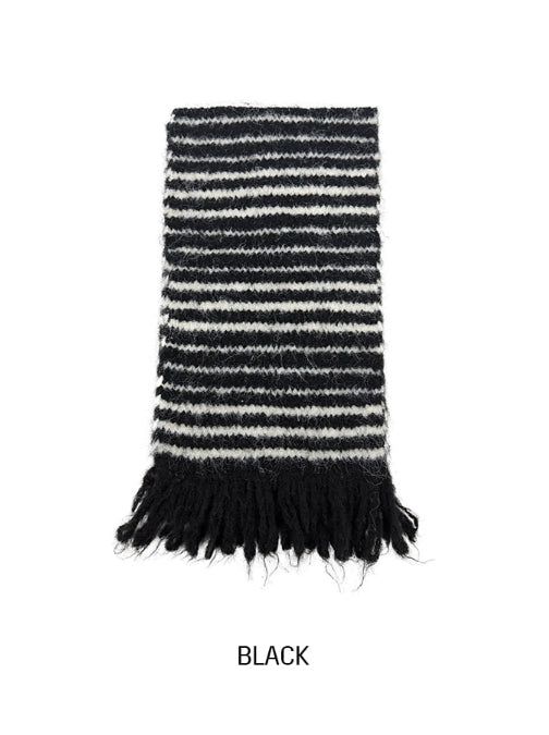 Choky Stripe Wool Muffler