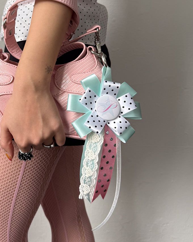 POKKI（ポッキ）の「[MADE] ロゼットミラーキーリング (MINT)（アクセサリー）」