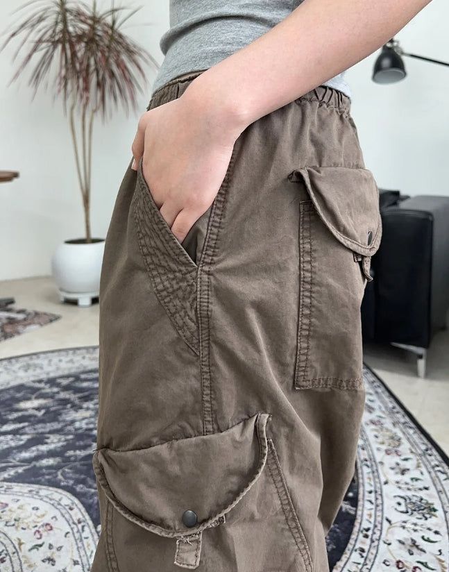 Clay Vintage Dyeing Cargo Pants