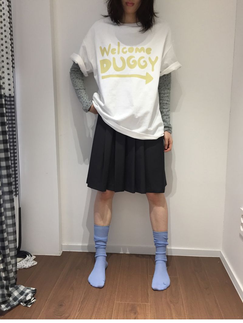 YWD PLEATS SKIRT + BELT (2color)