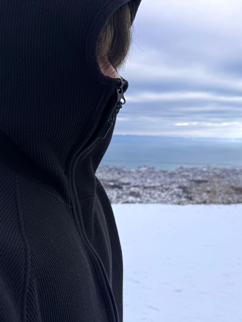 Javelin high face hooded zip-up 2C
