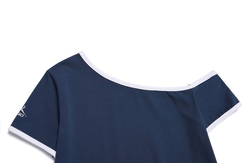 Kitsch Star One Shoulder T-shirt - 2COLOR
