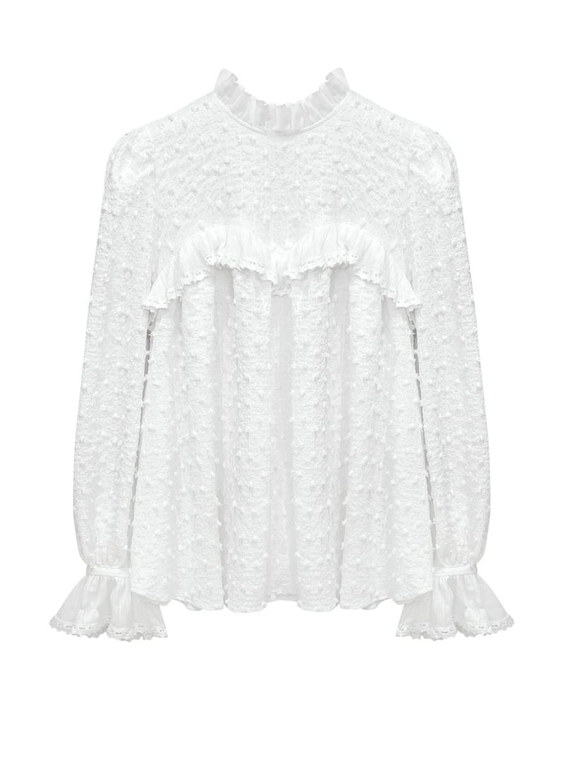Ruffled blouse