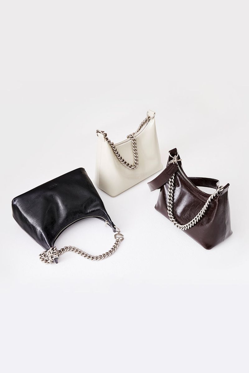 BOLD CHAIN CITY BAG_3COLORS