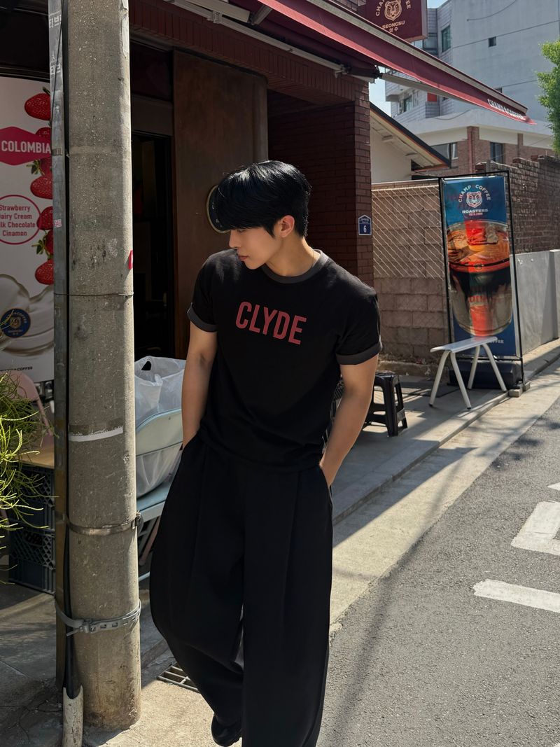 CLYDE muscle ringer short sleeve