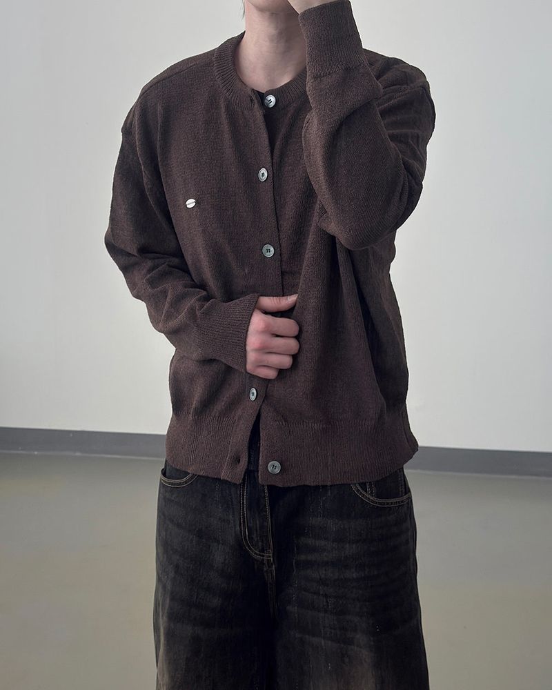 Brion Patch Knit Cardigan