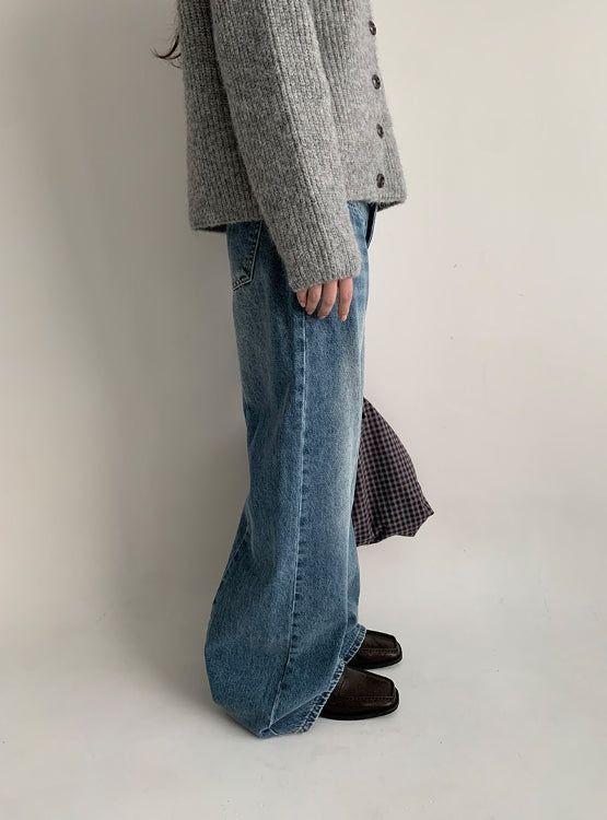 Picat Pocket Straight Denim Pants