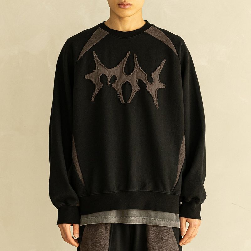 MN DART SPORTY REVERSE SWEAT SHIRTS MFHCR001-BK