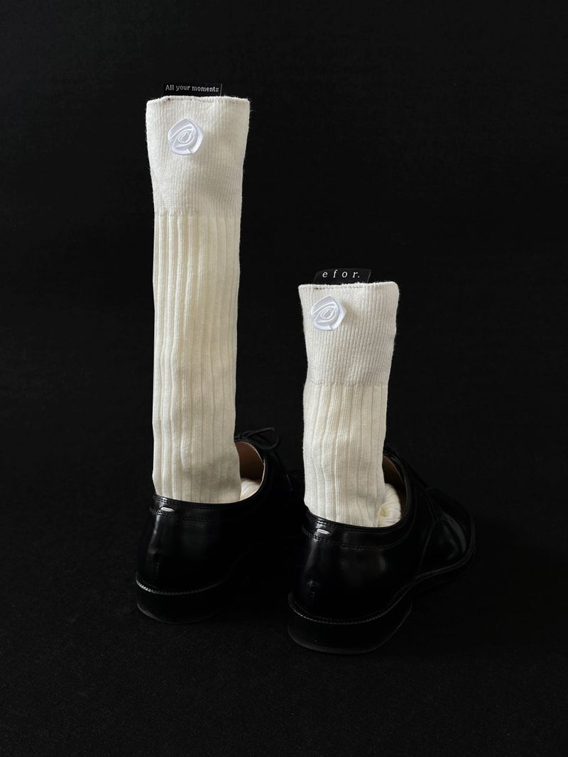 Rose Tabi Socks Long