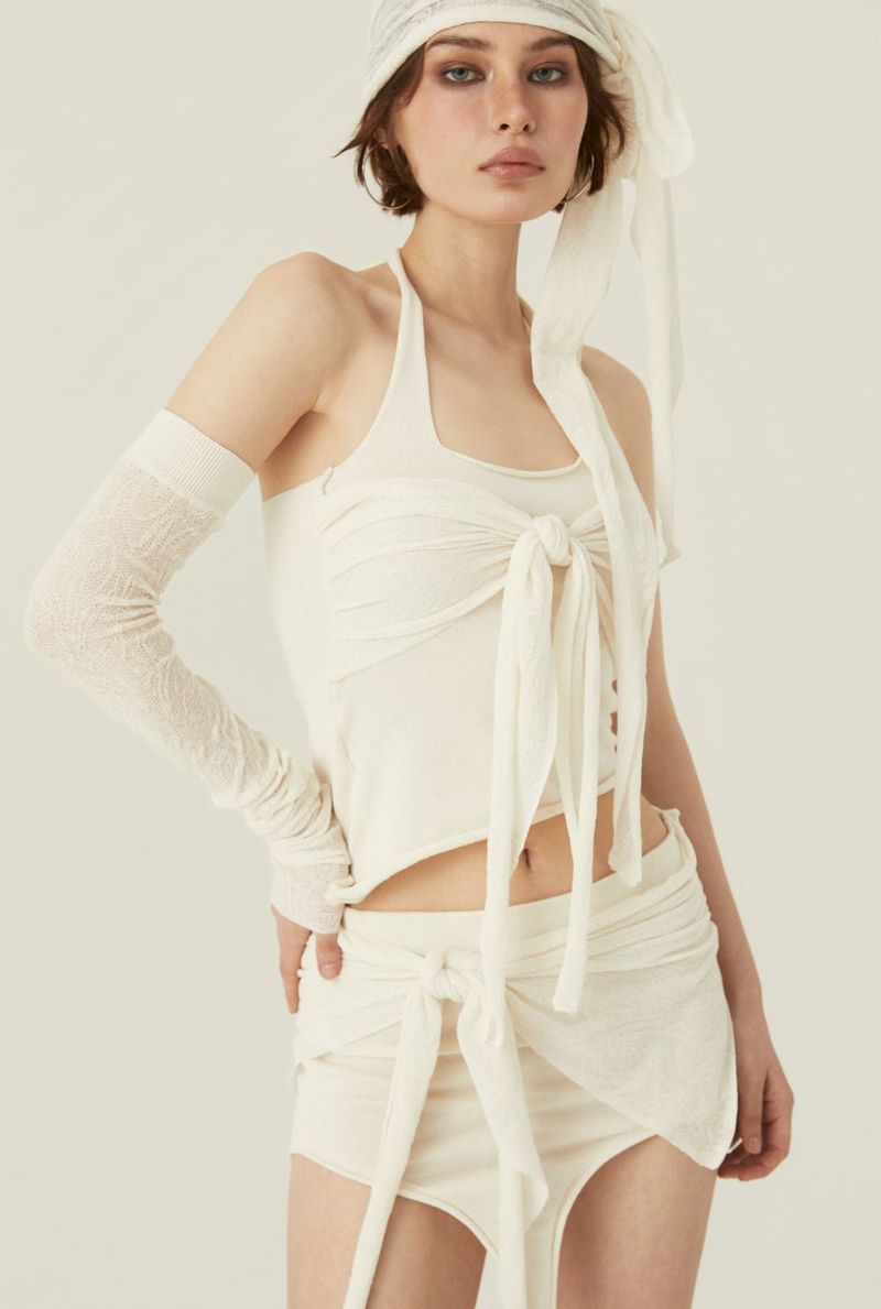 threetimes（スリータイムズ）の「Caribe tie skirt（Skirts）」