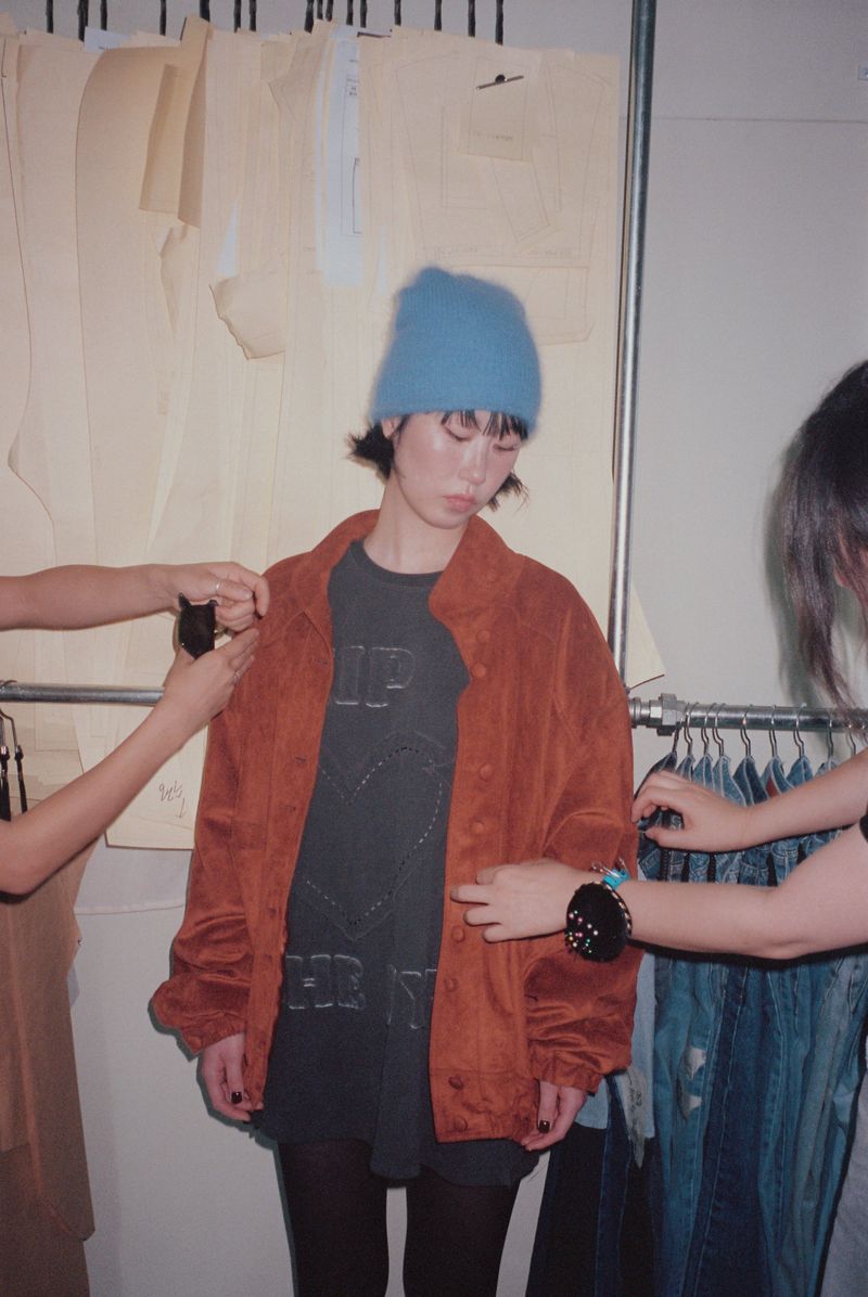 CINNAMON OVER FIT SUEDE JACKET