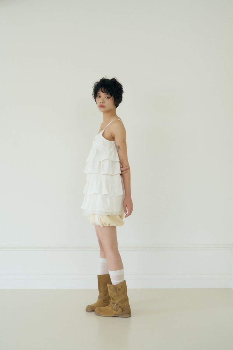 CHOCOLAT CANCAN DRESS (WHITE)