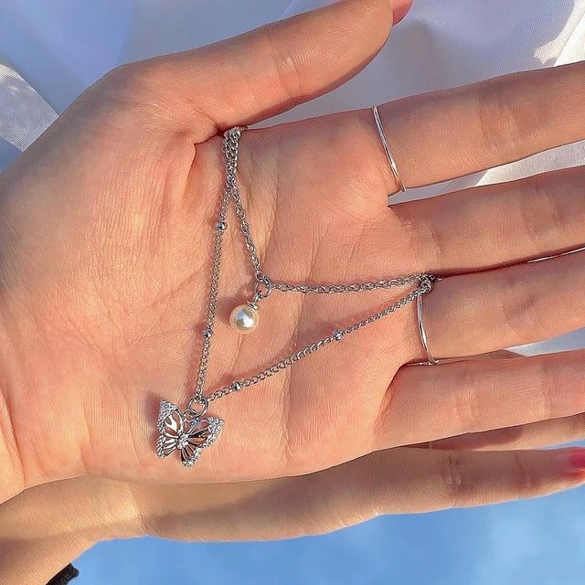 Helen two chain necklace