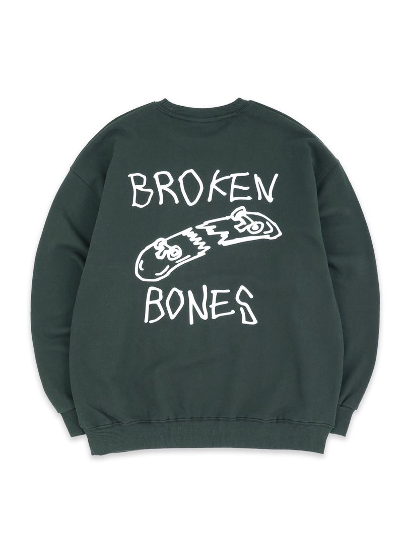 peaceoffclub（ピースオフクラブ）の「Broken_Bones Sweatshirt CHARCOAL（Tops）」