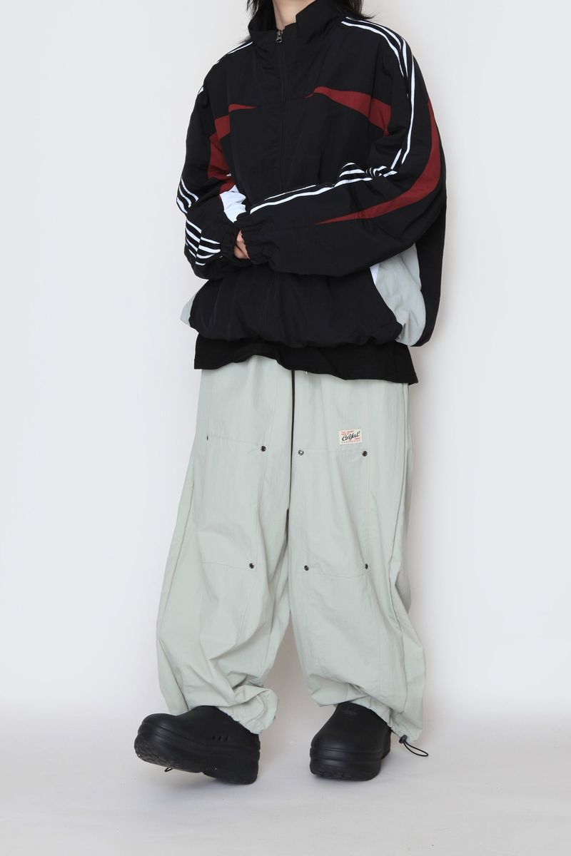 eyelet string nylon pants