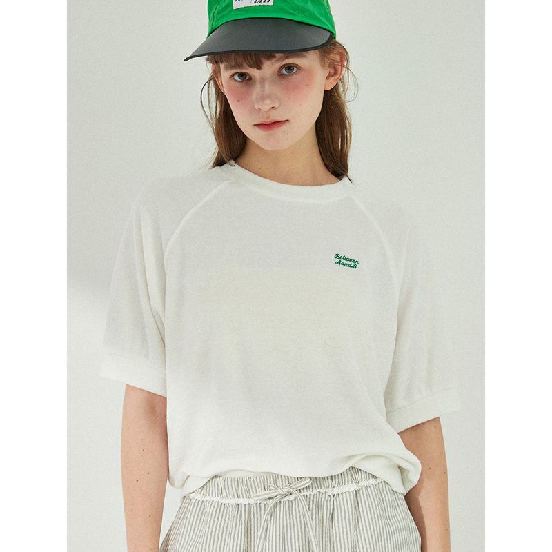 TERRY RAGLAN T-SHIRT_WHITE