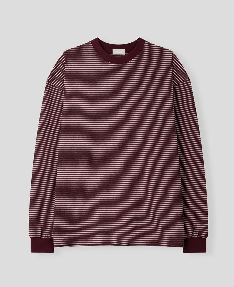 stripe boxy fit T