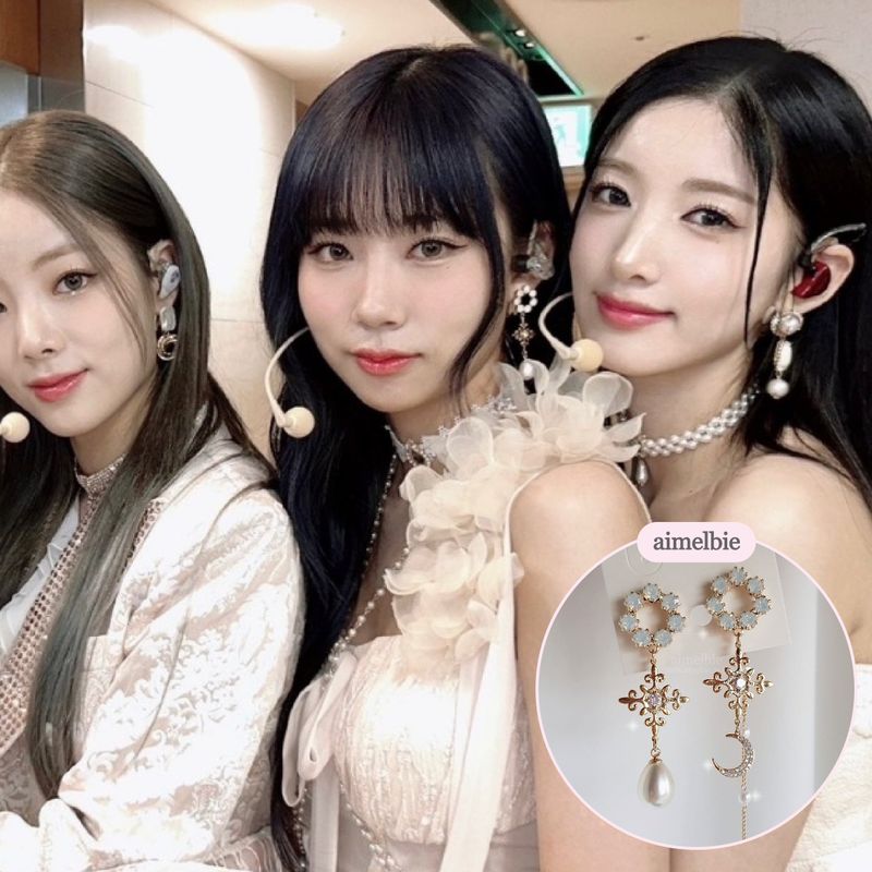 Luna Angel Earring (Purple Kiss Dosie Earring)