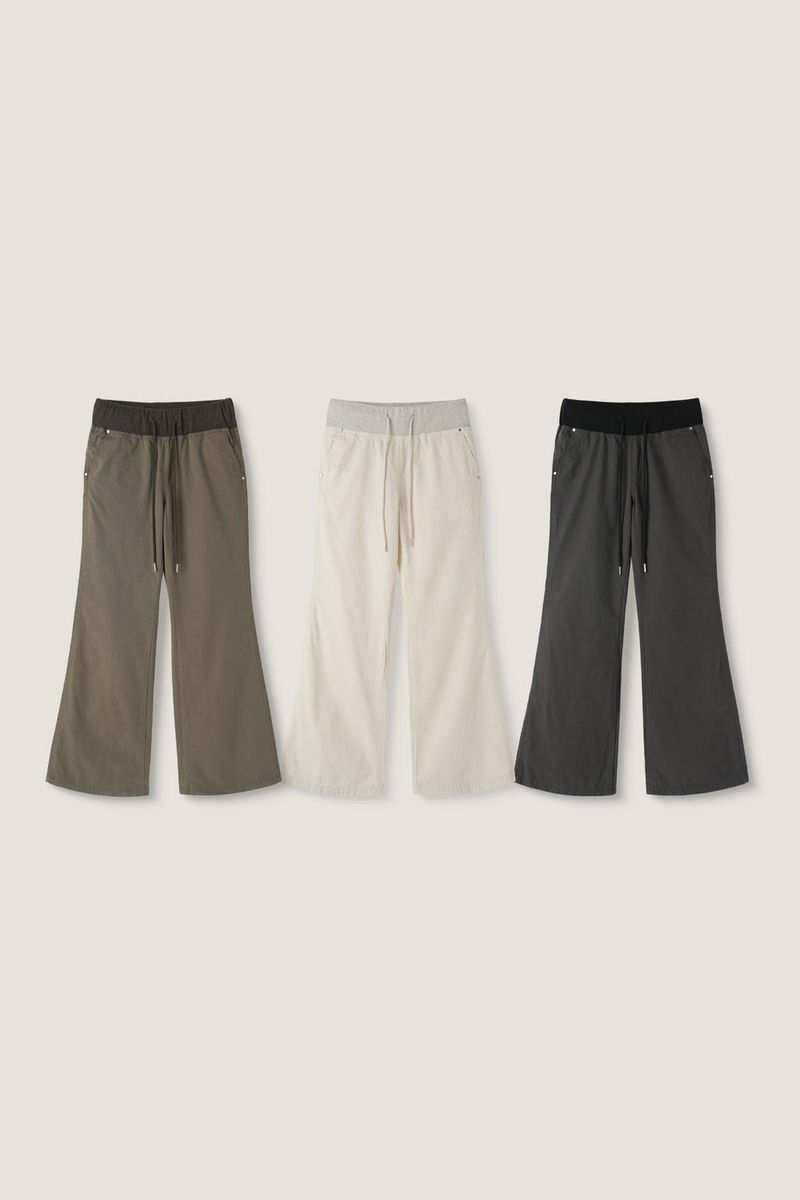Maxi-Mix Bootcut string Elastic-Waist Pants (3c)